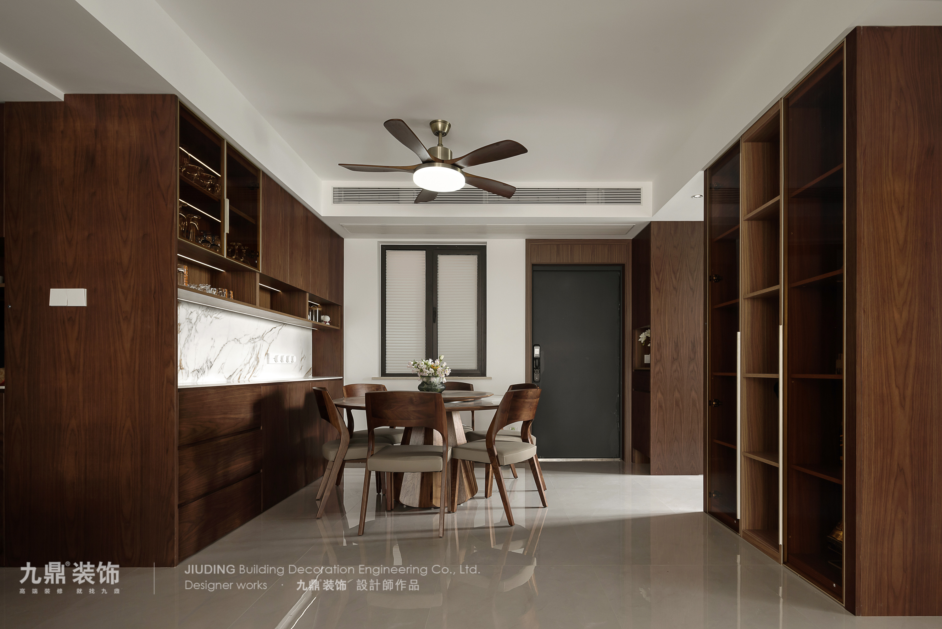 杭州中鐵逸都130㎡現代中式裝修案例