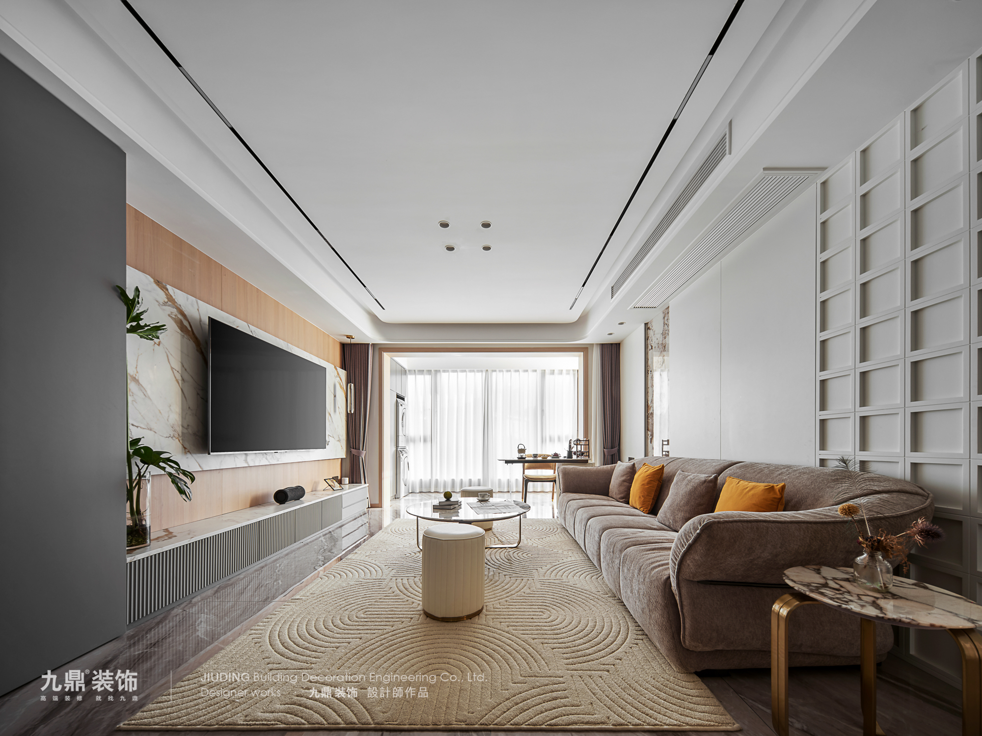 杭州天城錦苑140㎡現(xiàn)代風裝修案例