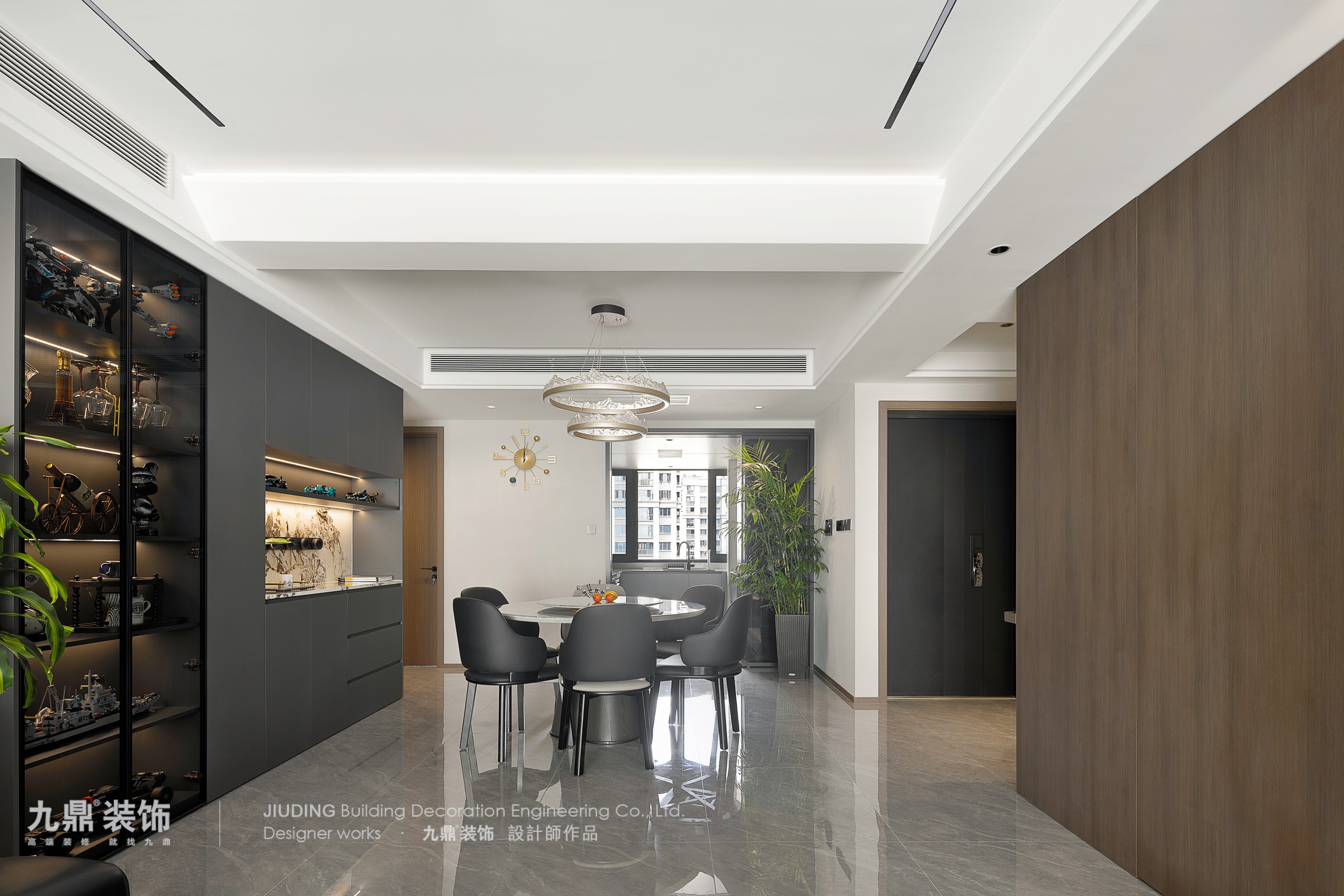 杭州行瀾雅苑150㎡意式輕奢裝修案例